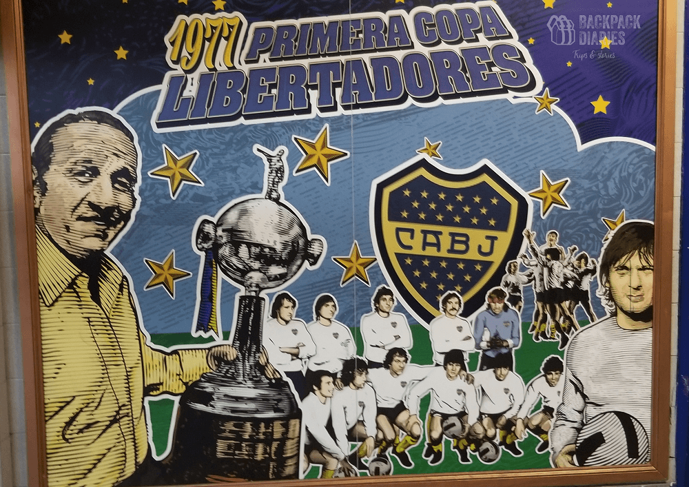 1977 su primera copa Libertadores Boca Juniors