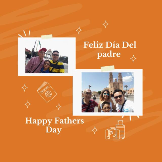 Papá es el mejor compañero de viaje. Todos recordamos un viaje importante con papá 
¿Cuál ha sido tu viaje favorito con papá? Por ejemplo el viaje que hice con mi papá y  mis hijos y  a México es una experiencia que siempre recordaré
Cuéntanos en los comentarios. 

 Daddy is the ideal travel partner. A memorable journey with dad is something we can all remember. Which vacation did you enjoy the most with Dad? For example, I will never forget the vacation to Mexico that I had with my father and my children . 
Tell us in the comments below.
#dadsday  #diadelpadre #fatherday #celebration #diadelpadre